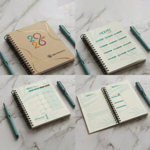 2022 planner with calendar pages