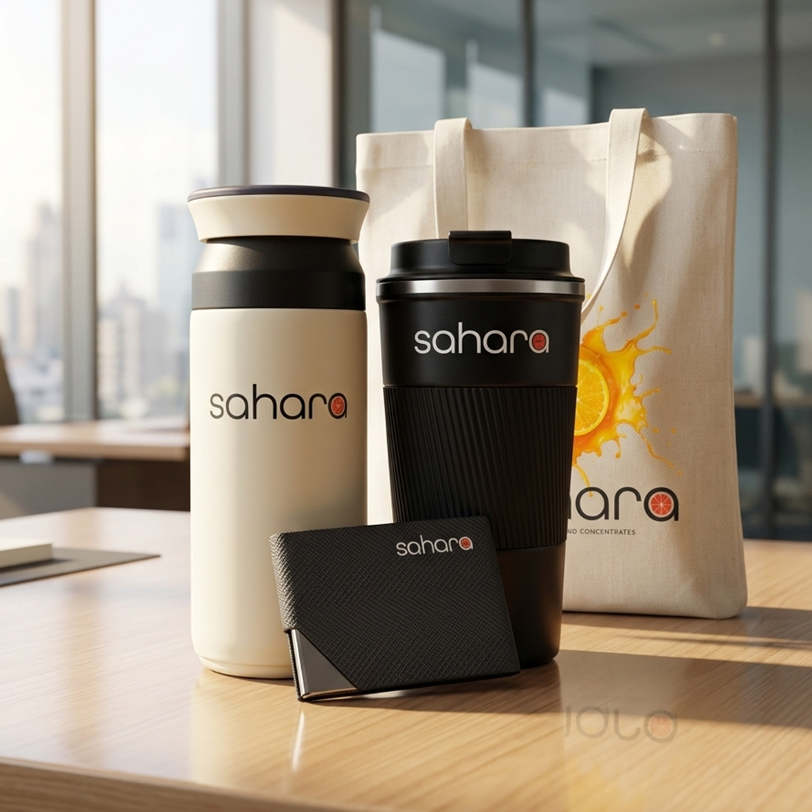 Coffee mugs and a tote bag